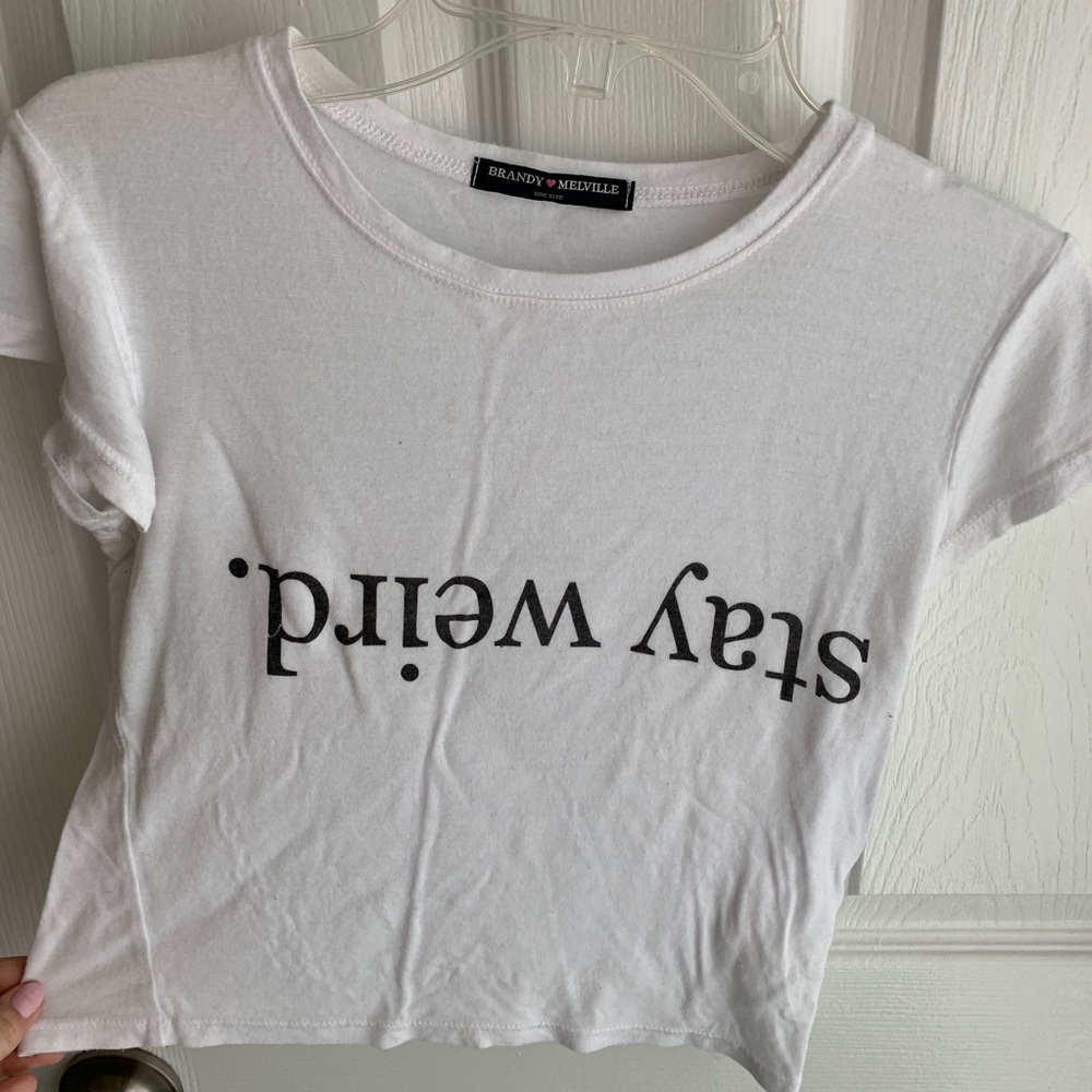 Brandy Melville cropped tee